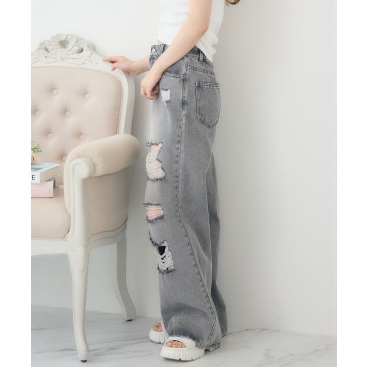 ダメージデニムPT | RETRO GIRL | 詳細画像27 