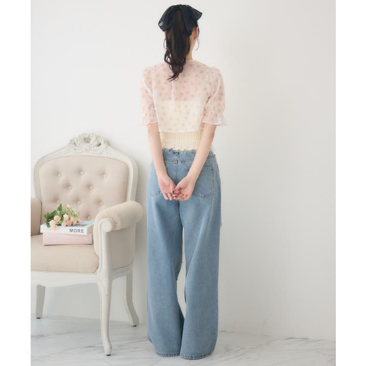 ダメージデニムPT | RETRO GIRL | 詳細画像6 