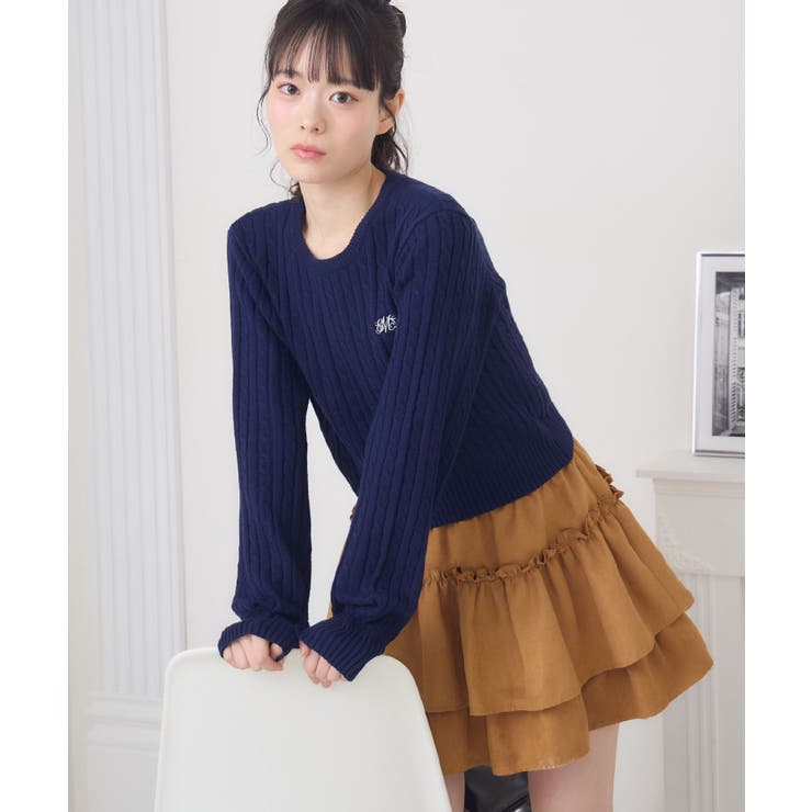 【新色追加】ギャザー2段フレアミニSK | RETRO GIRL | 詳細画像39 