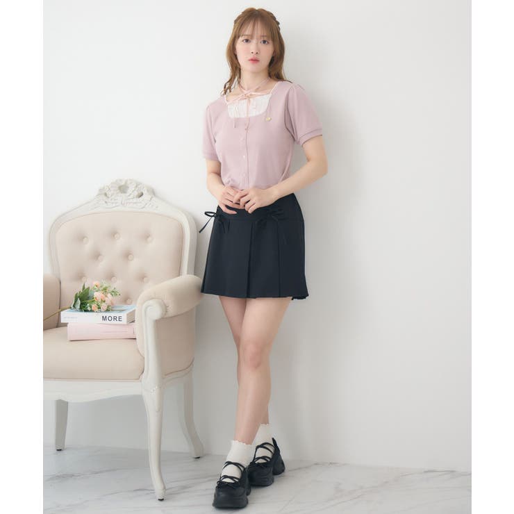 レースアップミニSK | RETRO GIRL | 詳細画像2 