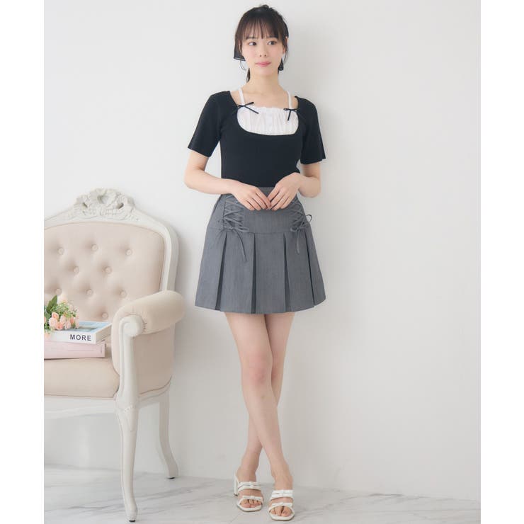 レースアップミニSK | RETRO GIRL | 詳細画像29 