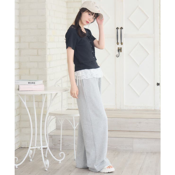 ウエストレーススウェットPT | RETRO GIRL | 詳細画像4 