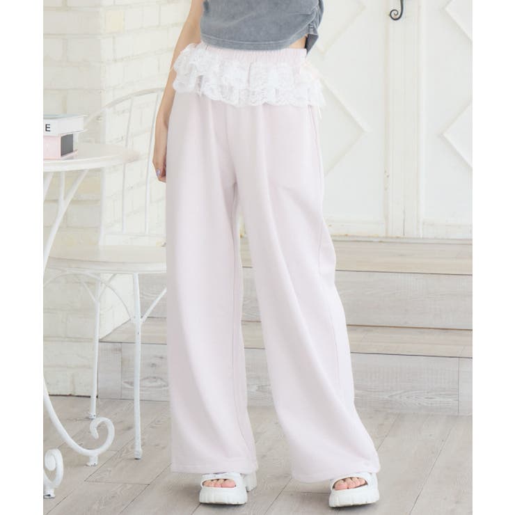 PNK0 | ウエストレーススウェットPT | RETRO GIRL