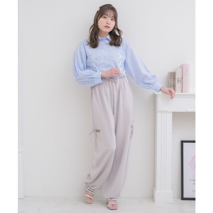 【新色追加】キラキラスウェットPT | RETRO GIRL | 詳細画像34 