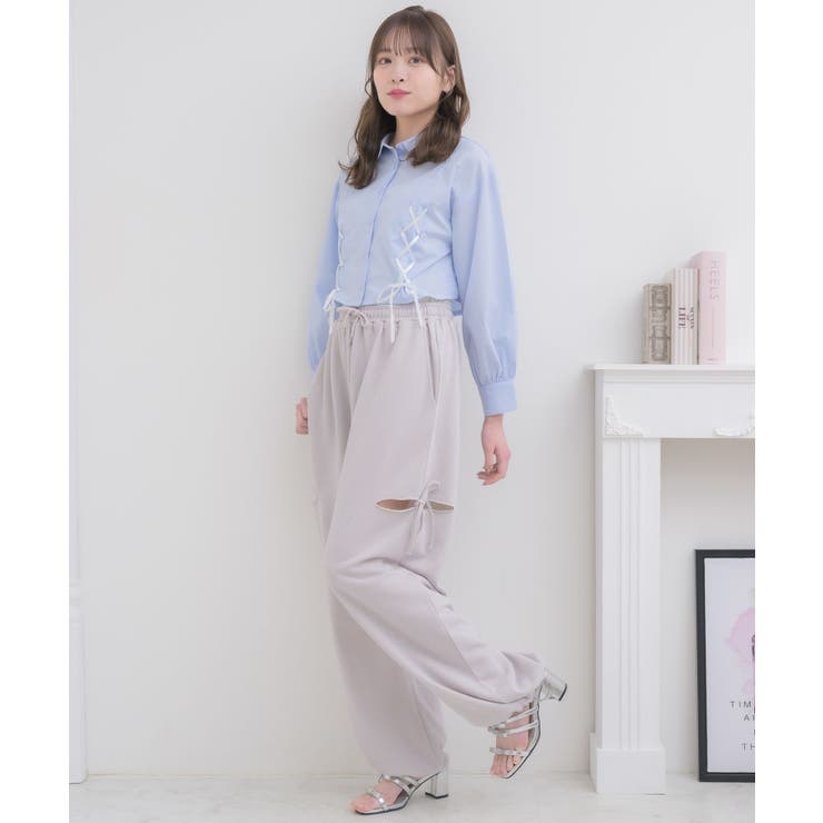 【新色追加】キラキラスウェットPT | RETRO GIRL | 詳細画像36 