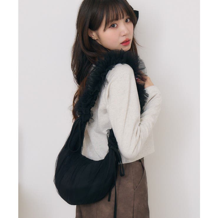 BLK1 | チュールショルダーバッグ | RETRO GIRL