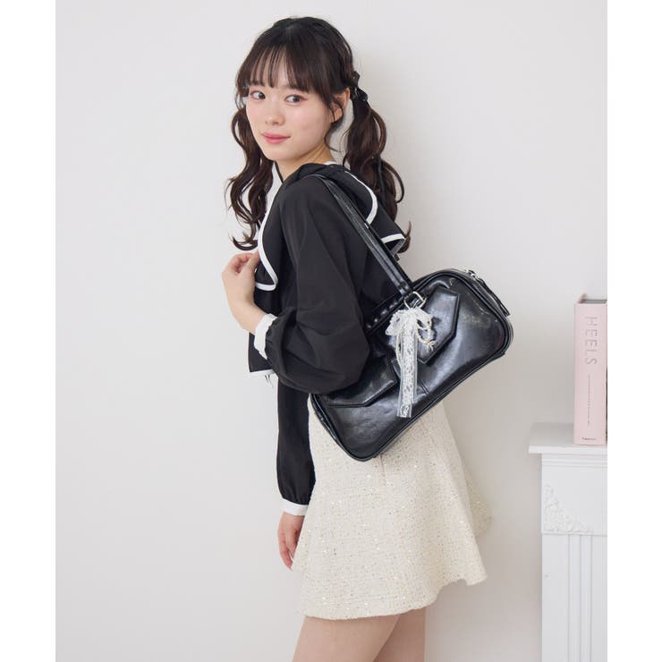 チャーム付きボストンバッグ | RETRO GIRL | 詳細画像7 