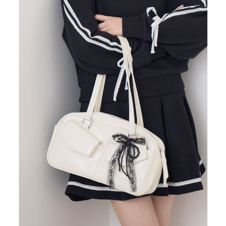 WHT2 | チャーム付きボストンバッグ | RETRO GIRL