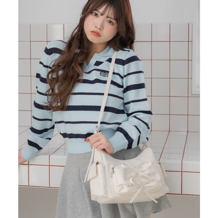 リボンショルダーバッグ | RETRO GIRL | 詳細画像4 