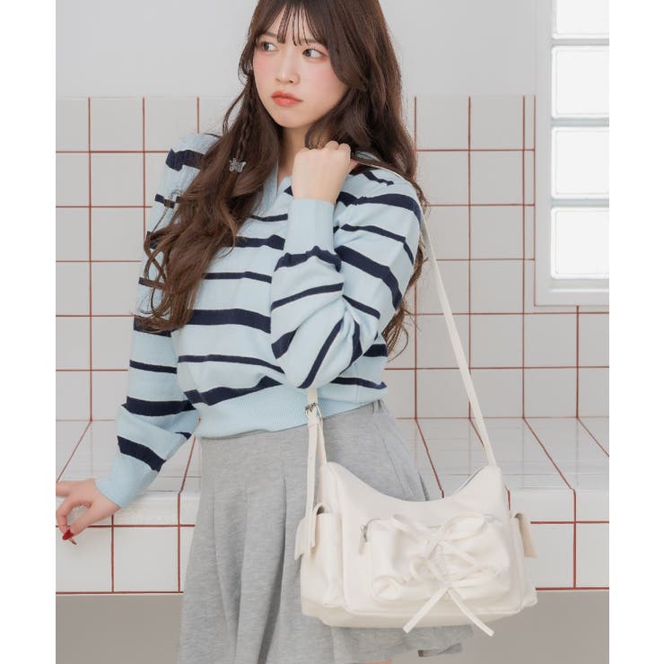 WHT2 | リボンショルダーバッグ | RETRO GIRL