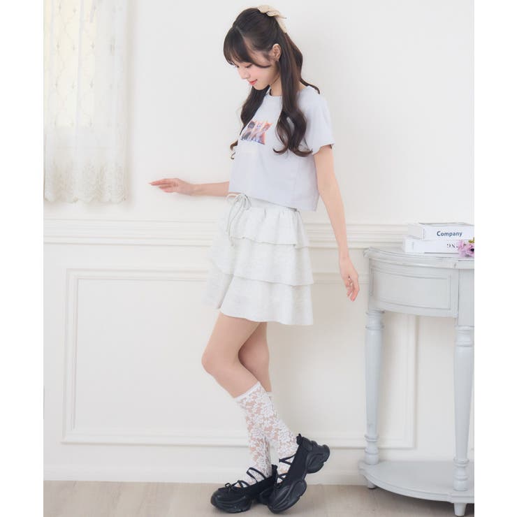 裏毛ティアードミニSK | RETRO GIRL | 詳細画像15 