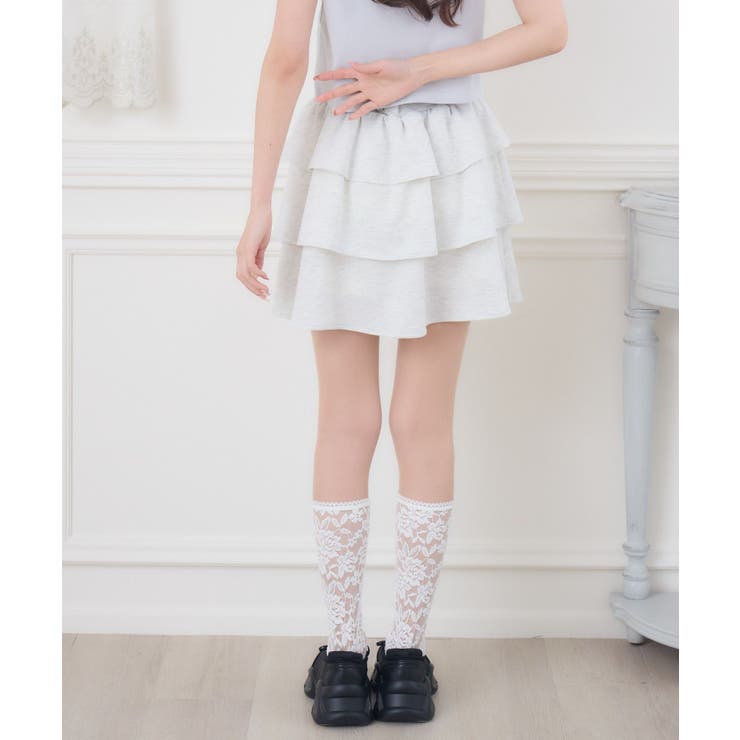 裏毛ティアードミニSK | RETRO GIRL | 詳細画像20 