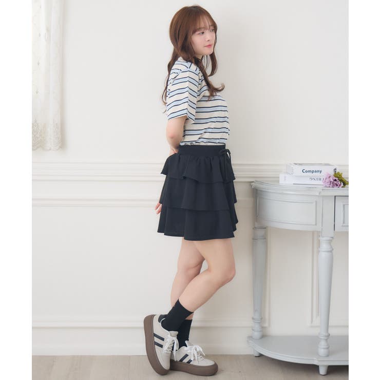 裏毛ティアードミニSK | RETRO GIRL | 詳細画像22 