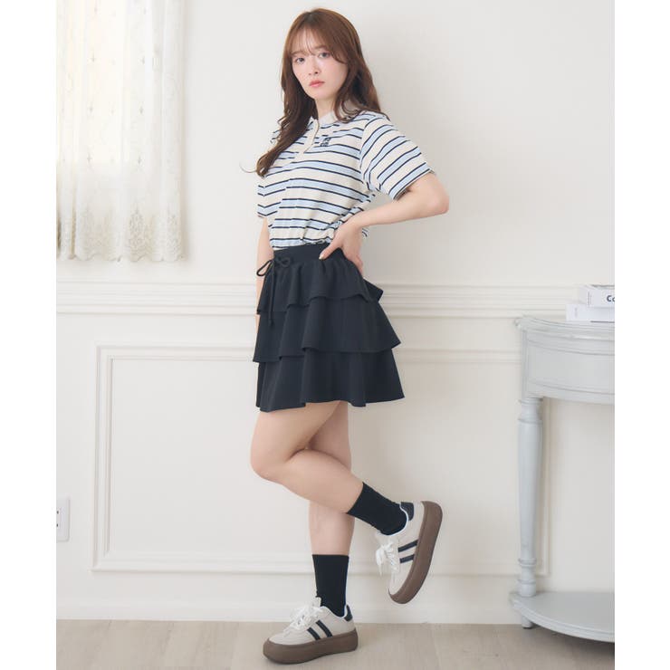 裏毛ティアードミニSK | RETRO GIRL | 詳細画像23 