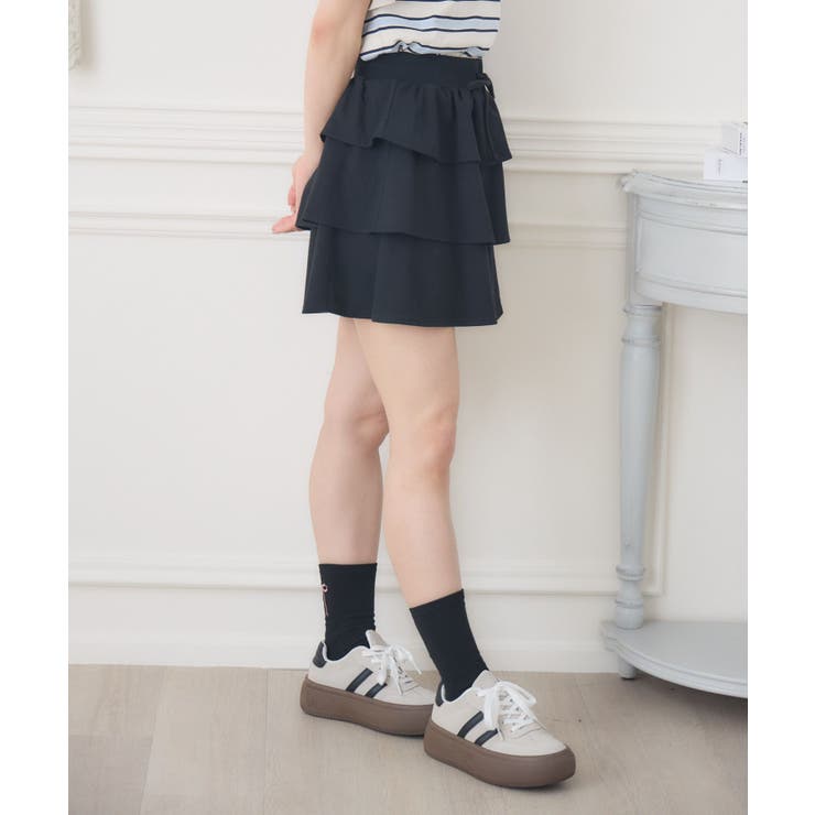 裏毛ティアードミニSK | RETRO GIRL | 詳細画像26 