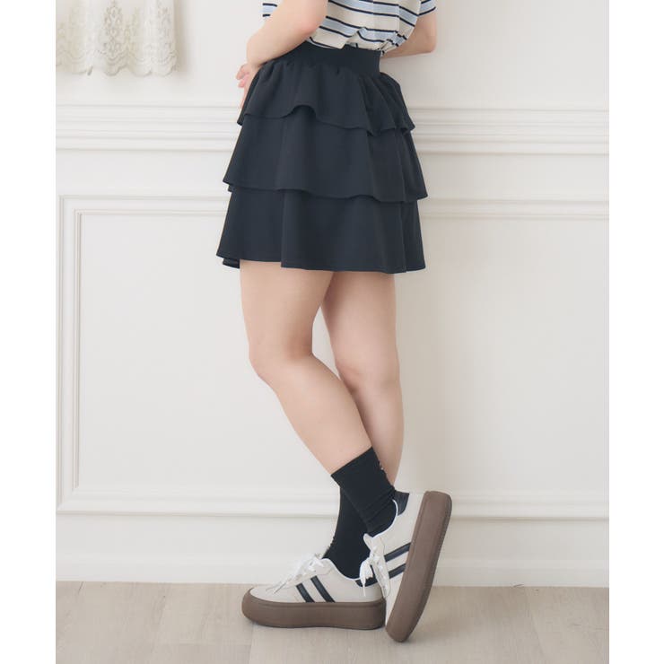 裏毛ティアードミニSK | RETRO GIRL | 詳細画像27 