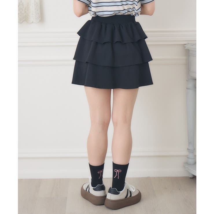 裏毛ティアードミニSK | RETRO GIRL | 詳細画像28 