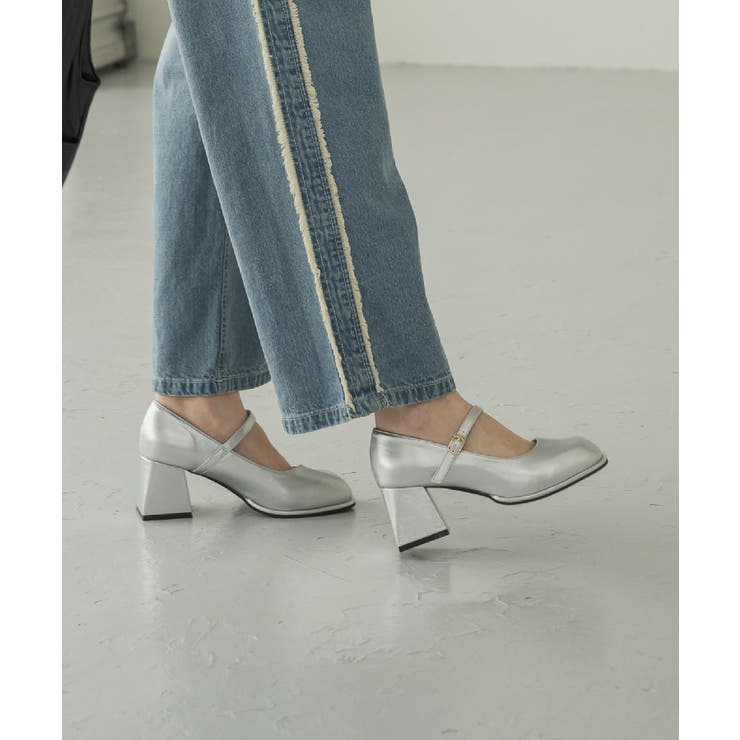 スクエアヒールパンプス | RETRO GIRL | 詳細画像14 