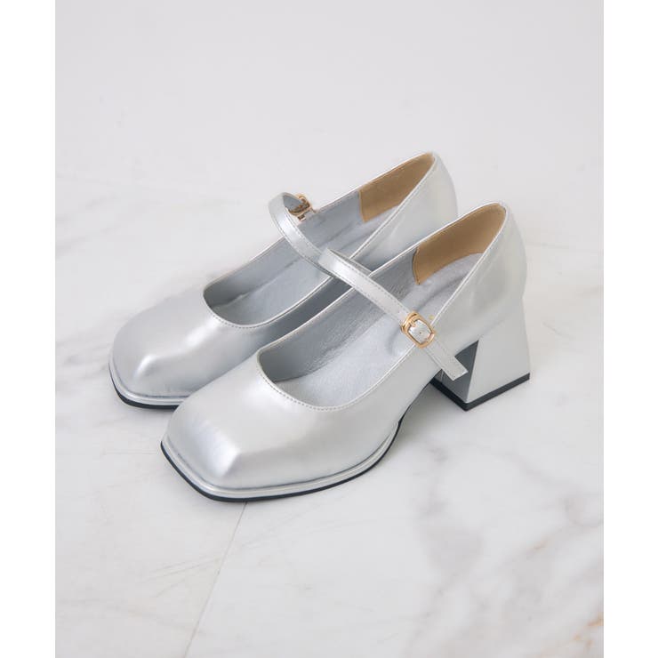 スクエアヒールパンプス | RETRO GIRL | 詳細画像17 