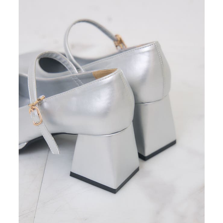 スクエアヒールパンプス | RETRO GIRL | 詳細画像20 