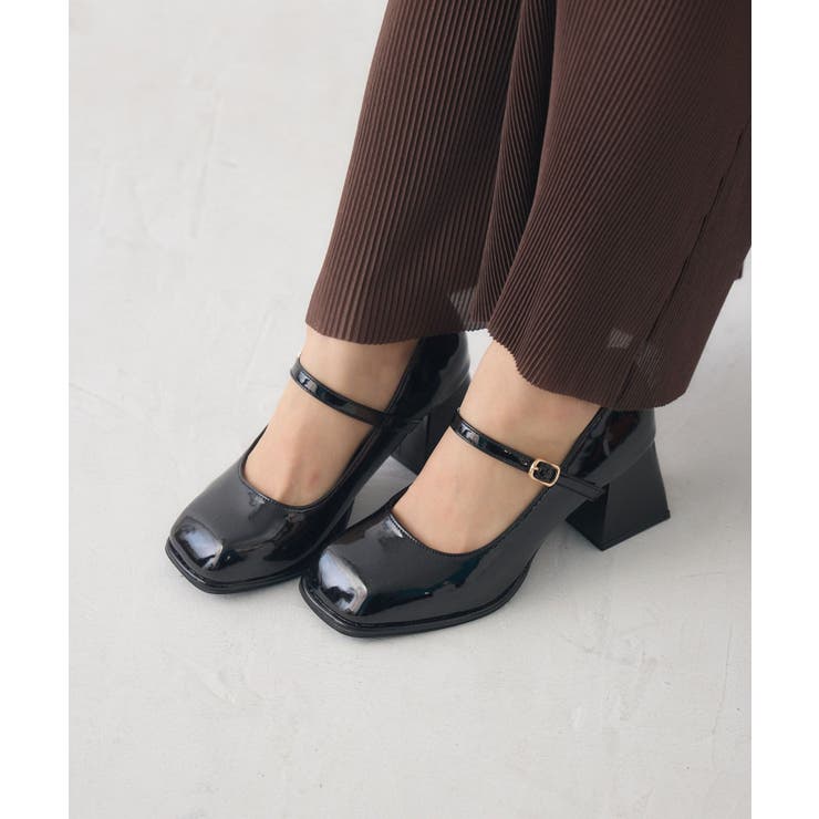 スクエアヒールパンプス | RETRO GIRL | 詳細画像4 