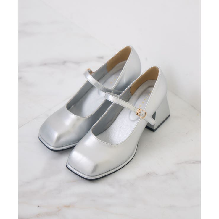 スクエアヒールパンプス | RETRO GIRL | 詳細画像9 