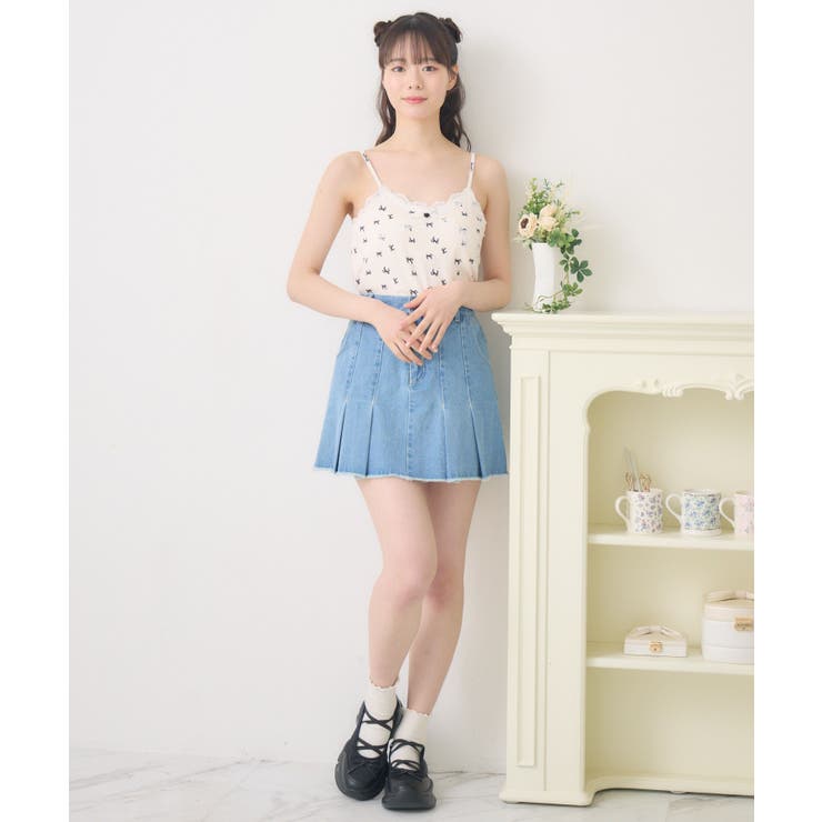 【新色追加】アソートレース付きキャミ | RETRO GIRL | 詳細画像10 