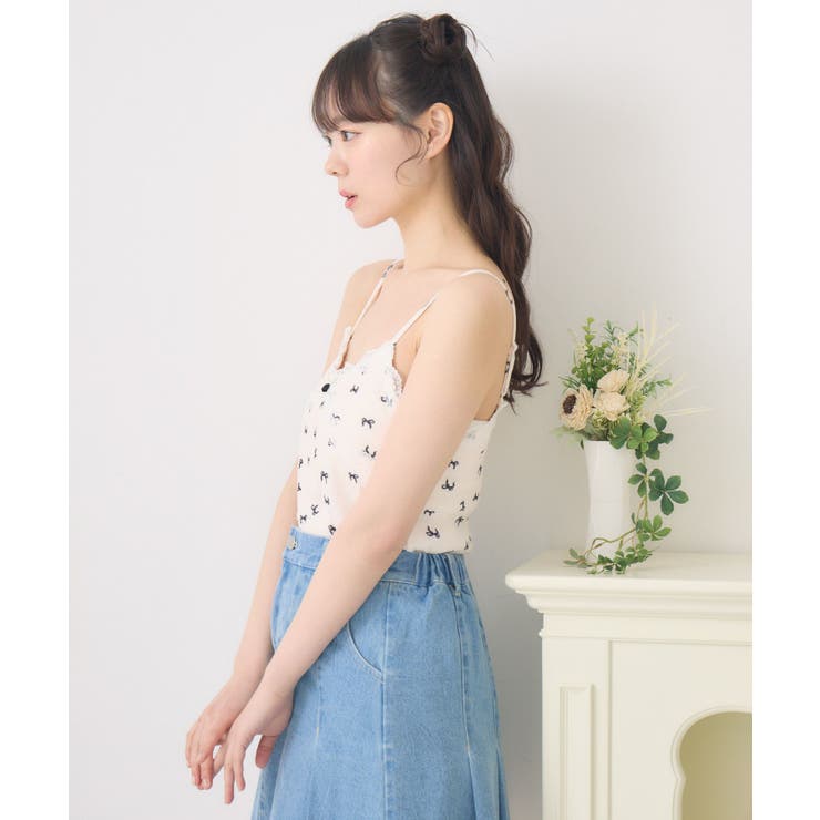 【新色追加】アソートレース付きキャミ | RETRO GIRL | 詳細画像16 