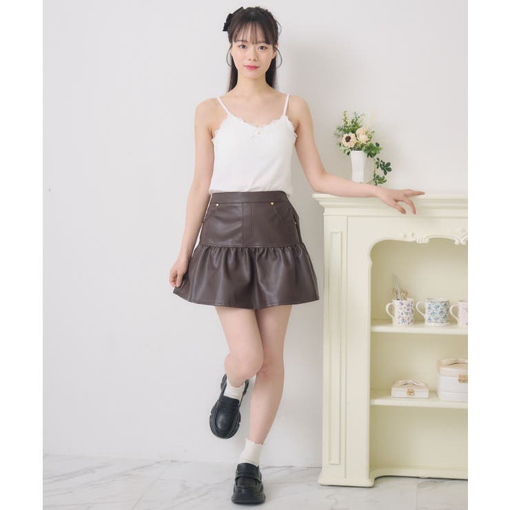 【新色追加】アソートレース付きキャミ | RETRO GIRL | 詳細画像2 