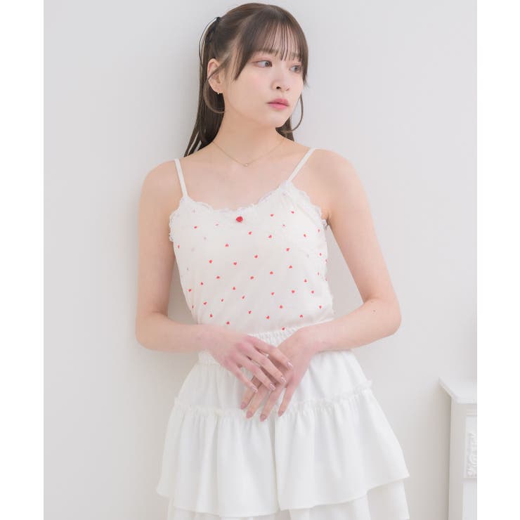 【新色追加】アソートレース付きキャミ | RETRO GIRL | 詳細画像23 