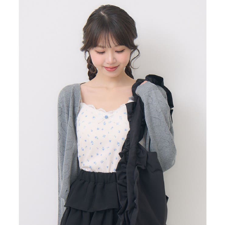 【新色追加】アソートレース付きキャミ | RETRO GIRL | 詳細画像29 