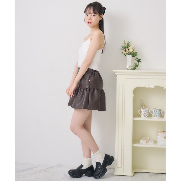 【新色追加】アソートレース付きキャミ | RETRO GIRL | 詳細画像4 