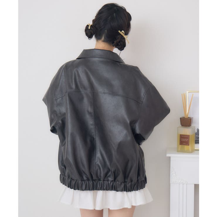 立体ロゴFレザーBZ | RETRO GIRL | 詳細画像19 