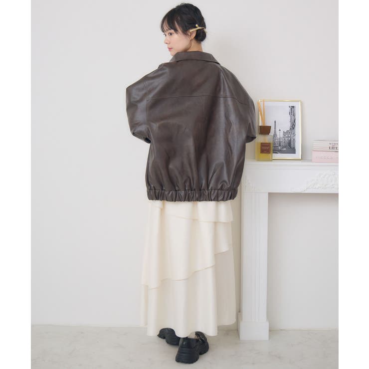 立体ロゴFレザーBZ | RETRO GIRL | 詳細画像23 