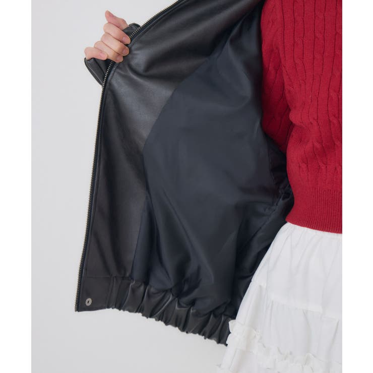 立体ロゴFレザーBZ | RETRO GIRL | 詳細画像35 