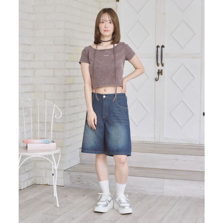 バミューダデニムPT | RETRO GIRL | 詳細画像10 