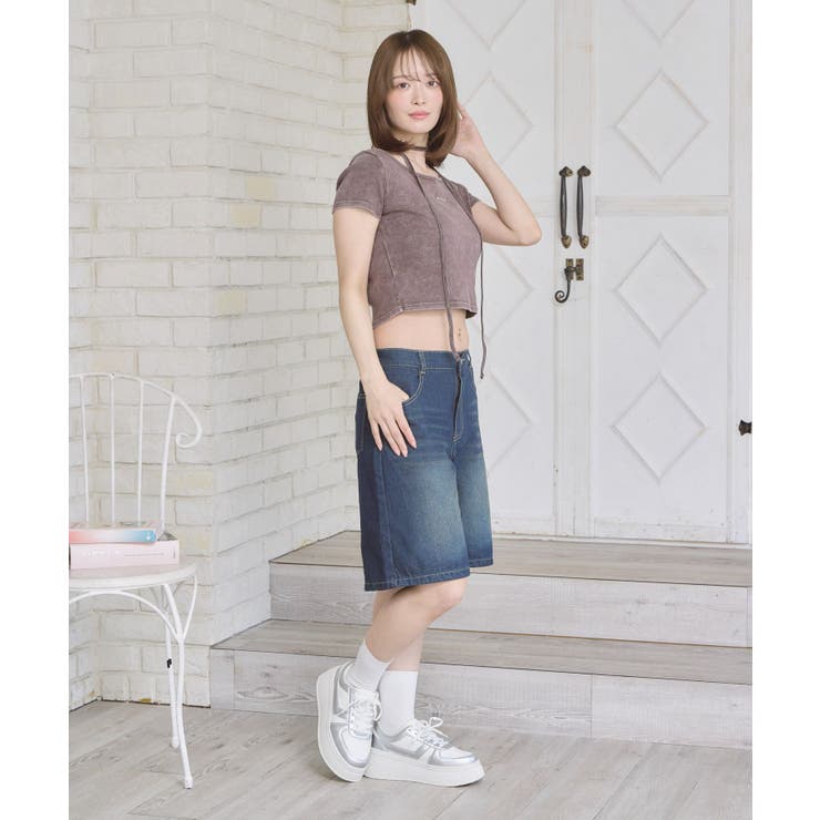 バミューダデニムPT | RETRO GIRL | 詳細画像11 