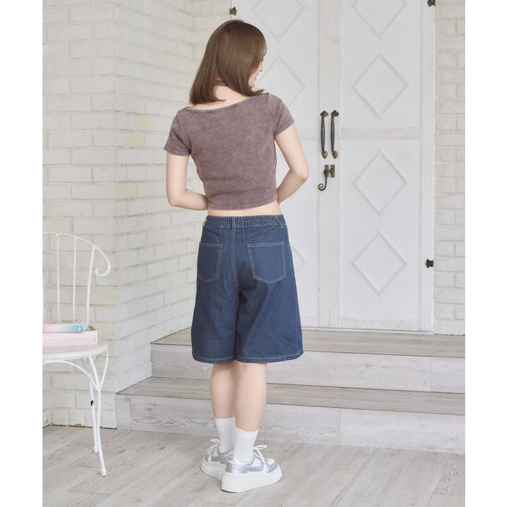 バミューダデニムPT | RETRO GIRL | 詳細画像12 