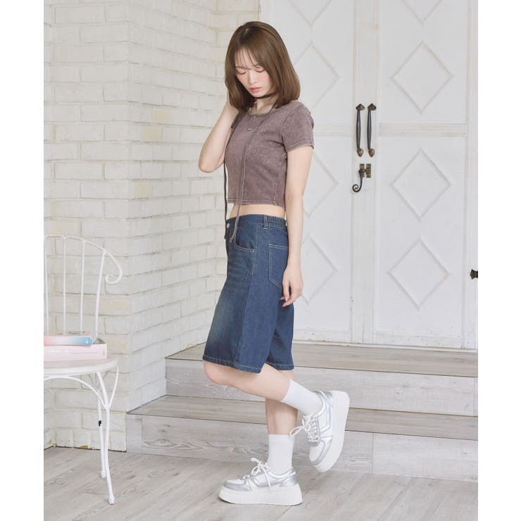 バミューダデニムPT | RETRO GIRL | 詳細画像13 