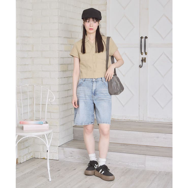 バミューダデニムPT | RETRO GIRL | 詳細画像2 