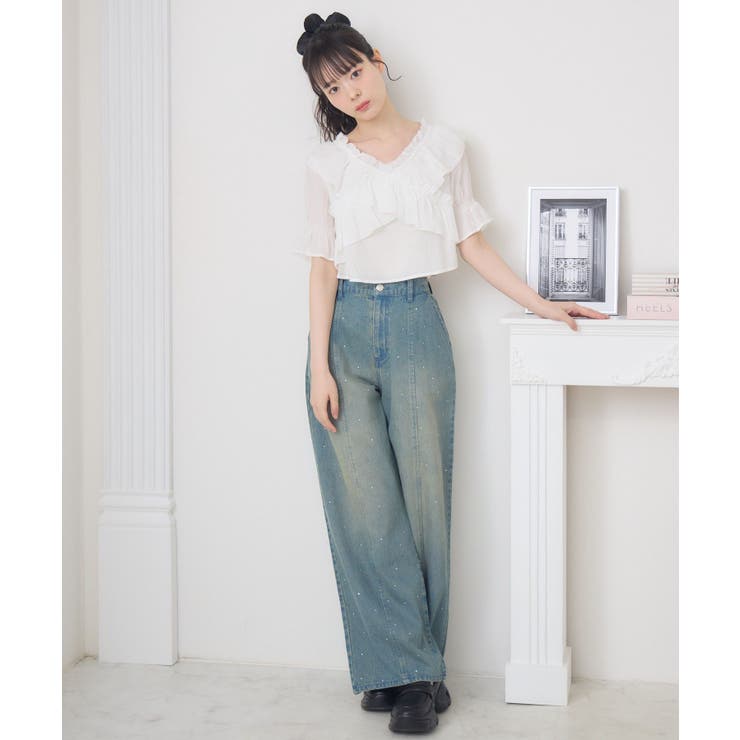 ビジューデニムPT | RETRO GIRL | 詳細画像2 