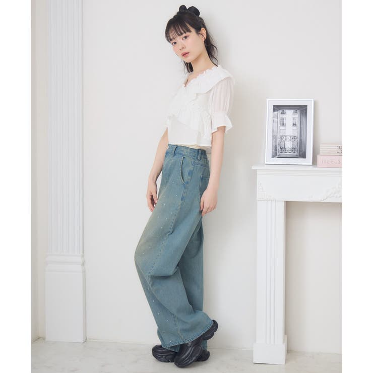 ビジューデニムPT | RETRO GIRL | 詳細画像5 