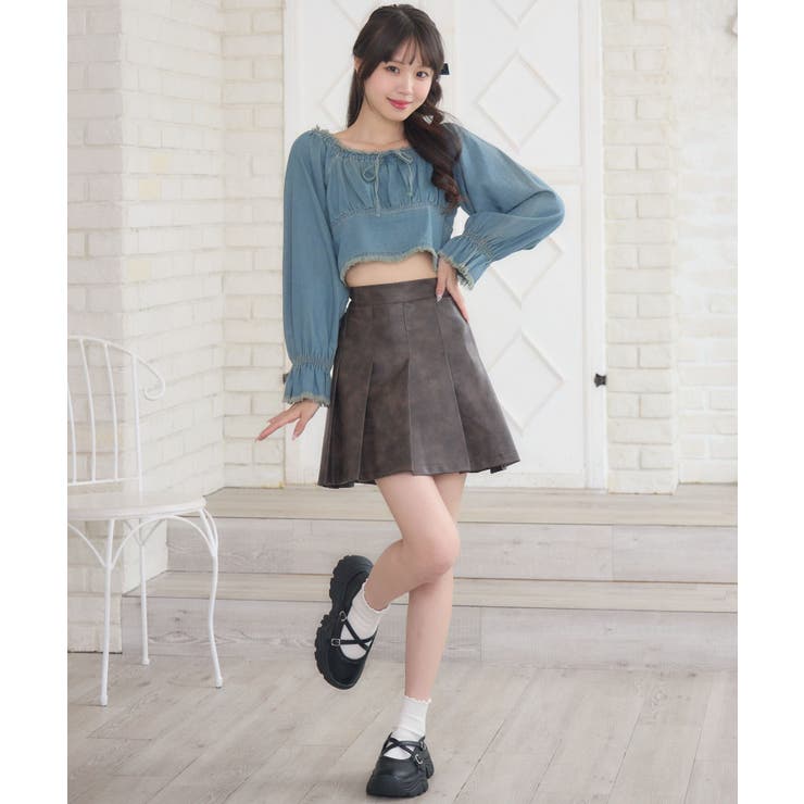 ヴィンテージFレザーミニSK | RETRO GIRL | 詳細画像11 