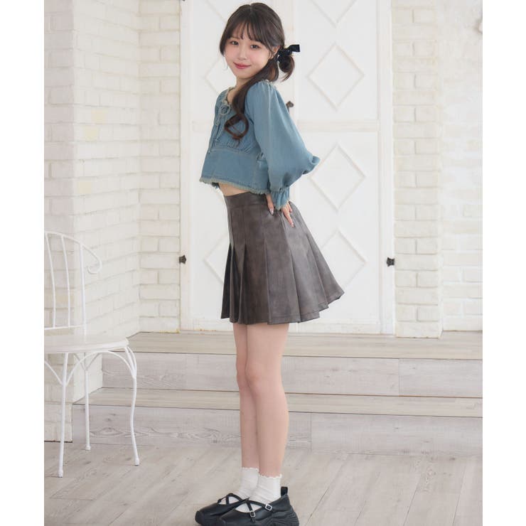 ヴィンテージFレザーミニSK | RETRO GIRL | 詳細画像13 