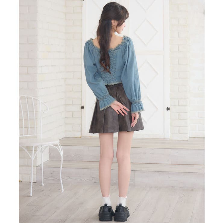 ヴィンテージFレザーミニSK | RETRO GIRL | 詳細画像14 