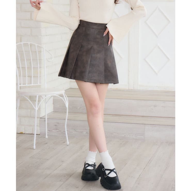 ヴィンテージFレザーミニSK | RETRO GIRL | 詳細画像15 