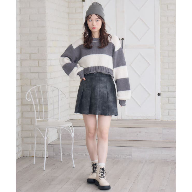 ヴィンテージFレザーミニSK | RETRO GIRL | 詳細画像2 