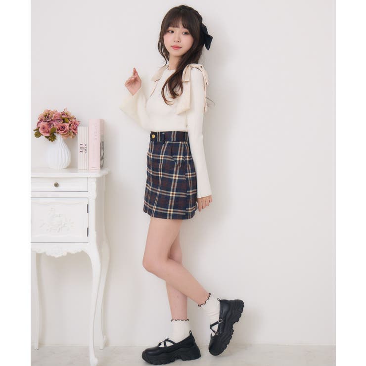チェック台形ミニSK | RETRO GIRL | 詳細画像16 