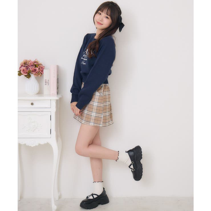 チェック台形ミニSK | RETRO GIRL | 詳細画像8 