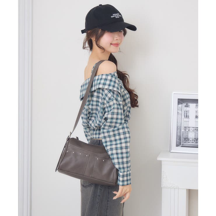 スタッズ付ショルダーBAG | RETRO GIRL | 詳細画像10 